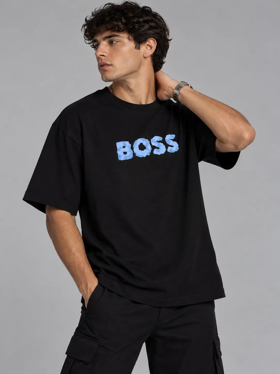 Camiseta Tipo O 310 gramos referencia 15063, color Negro, talla L