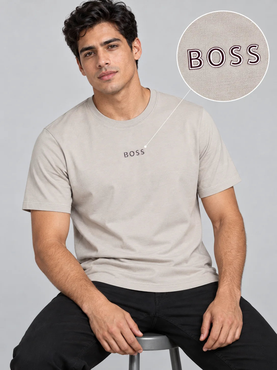 Camiseta Tipo O 310 gramos referencia 15074, color Caqui, talla XXXL