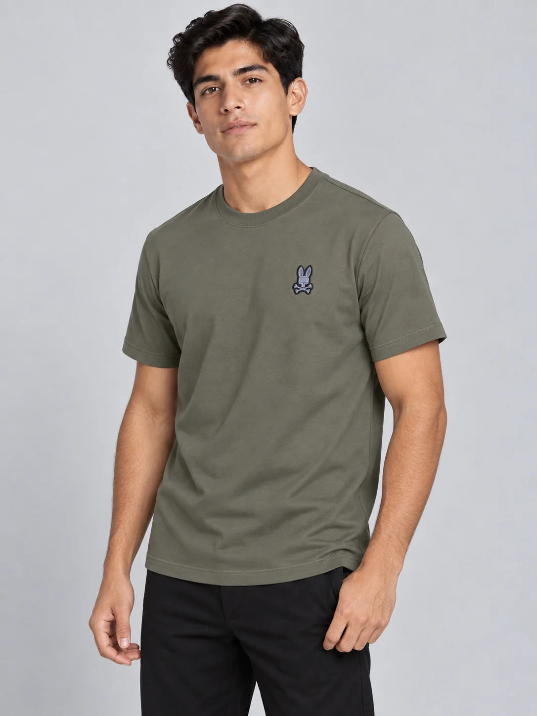 Camiseta Tipo O 310 gramos referencia 15085, color Verde militar, talla M
