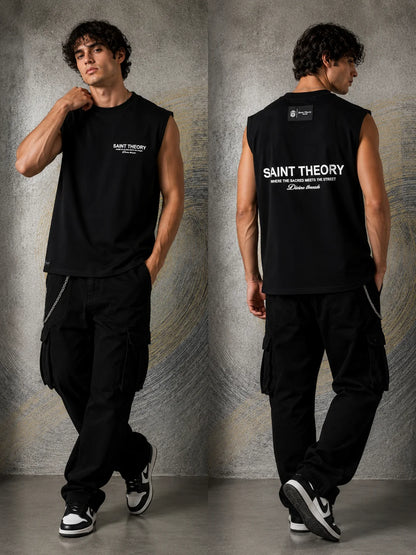 Camiseta manga sisa 280 gramos referencia 16002, color Negro, talla XXL