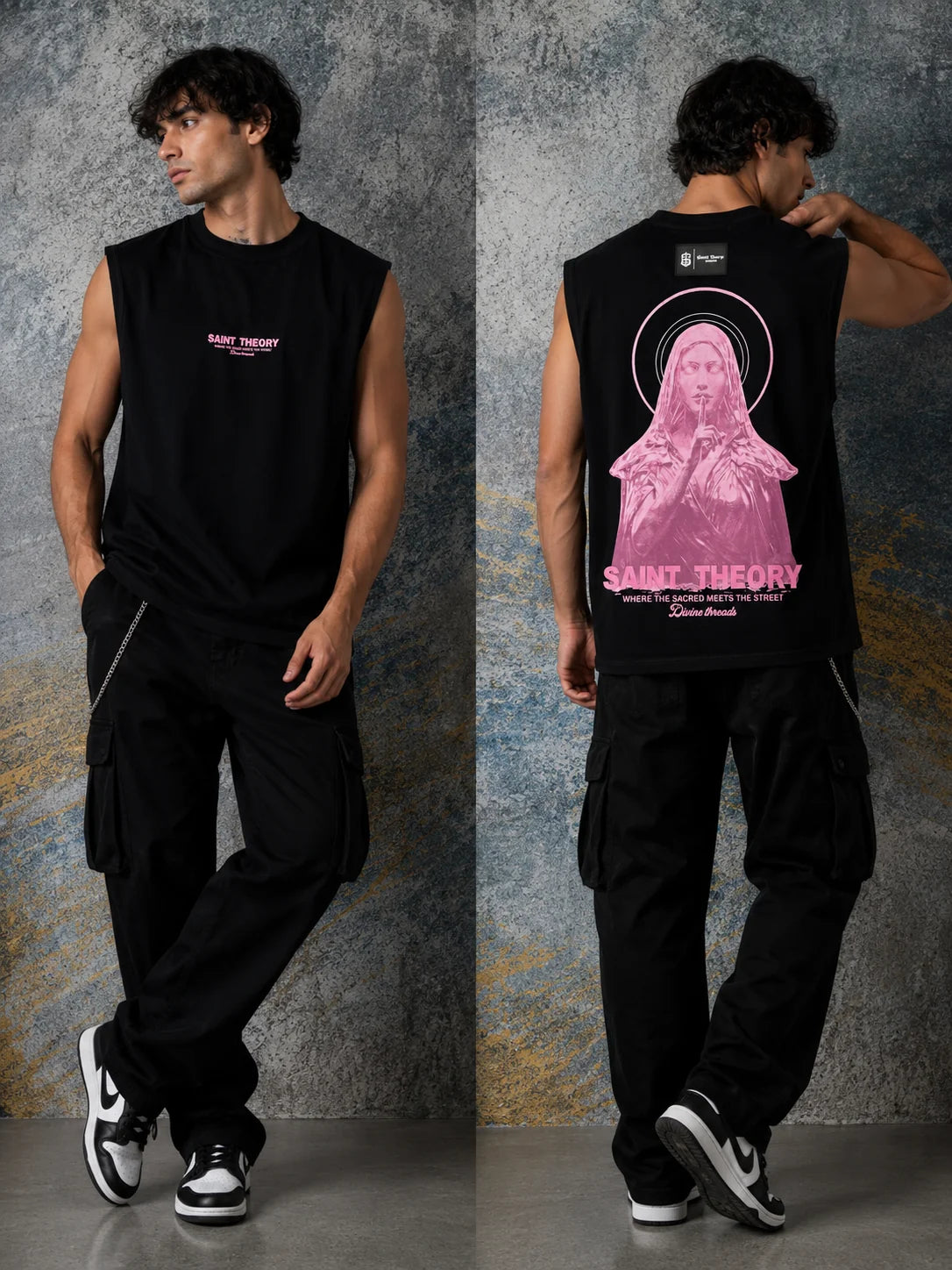 Camiseta manga sisa 280 gramos referencia 16009, color Negro, talla M