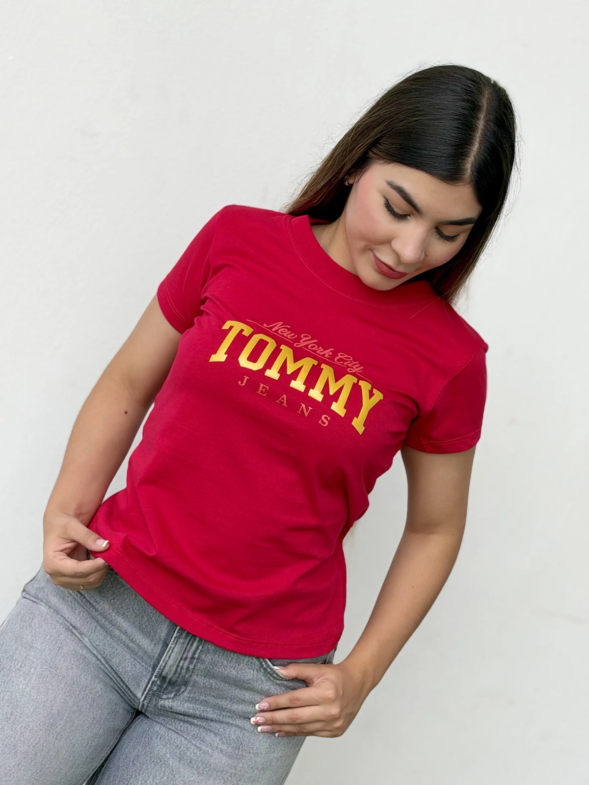Camiseta dama referencia 17001, color Rojo, talla S