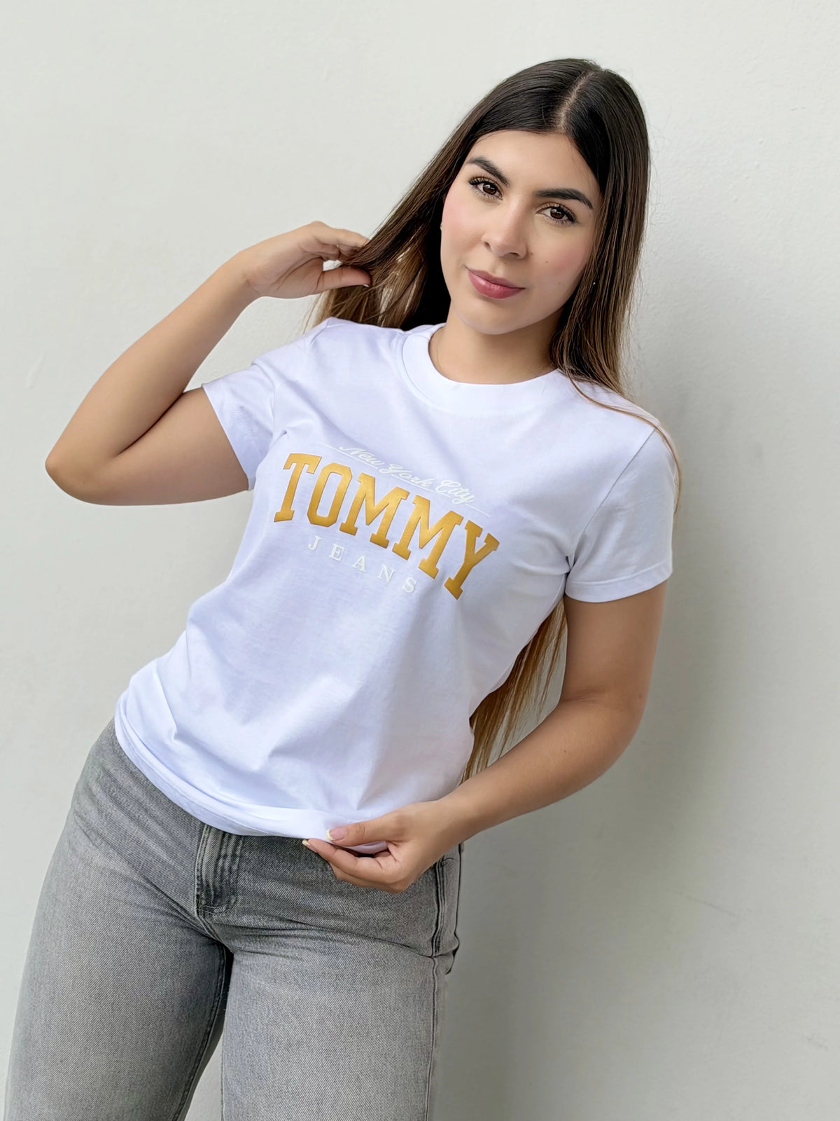 Camiseta dama referencia 17001, color Blanco, talla M
