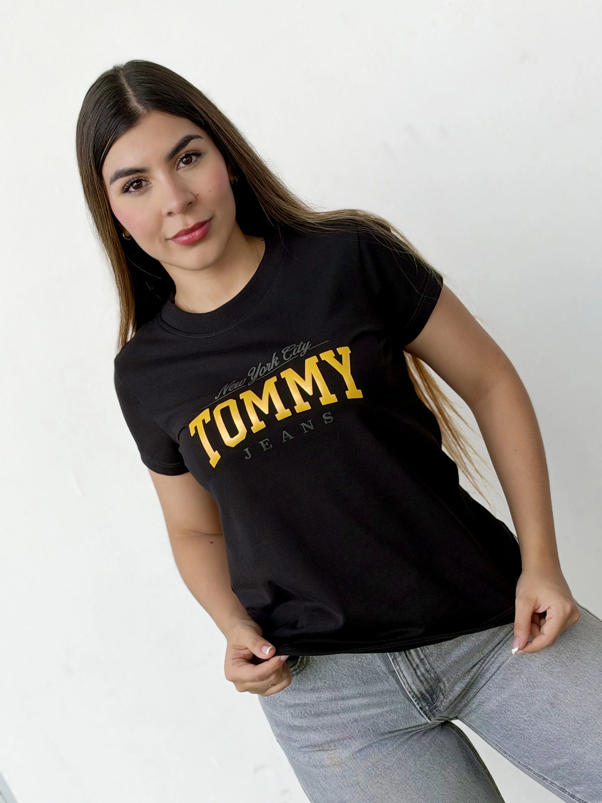 Camiseta dama referencia 17001, color Negro, talla M
