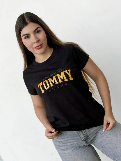 Camiseta dama referencia 17001, color Negro, talla M