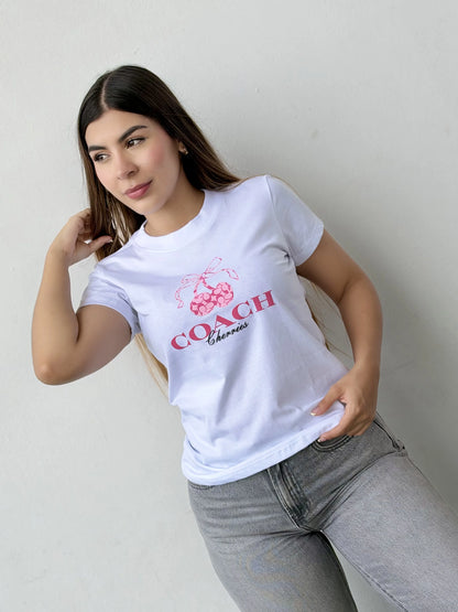 Camiseta dama referencia 17003, color Blanco, talla L