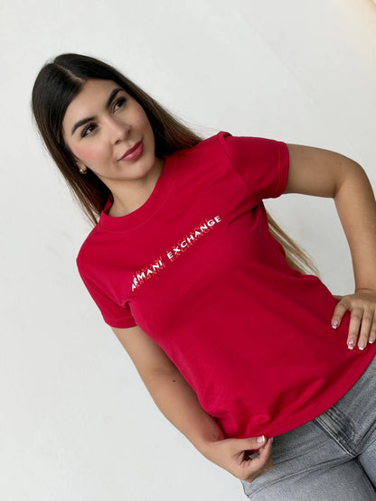 Camiseta dama referencia 17004, color Rojo, talla S