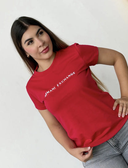 Camiseta dama referencia 17004, color Rojo, talla XL
