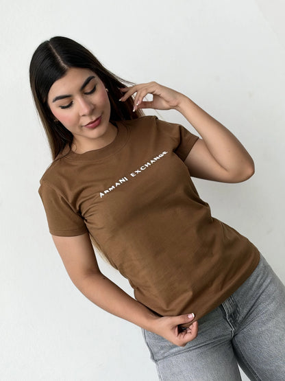 Camiseta dama referencia 17004, color Marron, talla XL