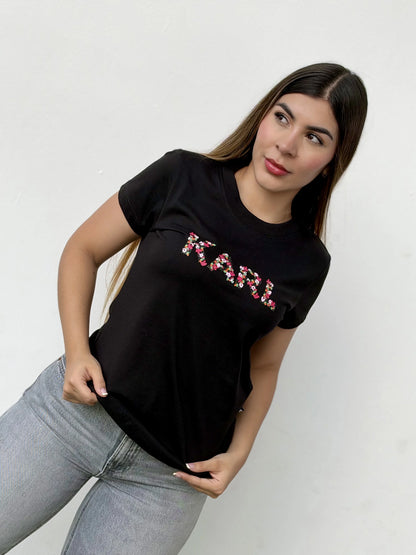 Camiseta dama referencia 17005, color Negro, talla M