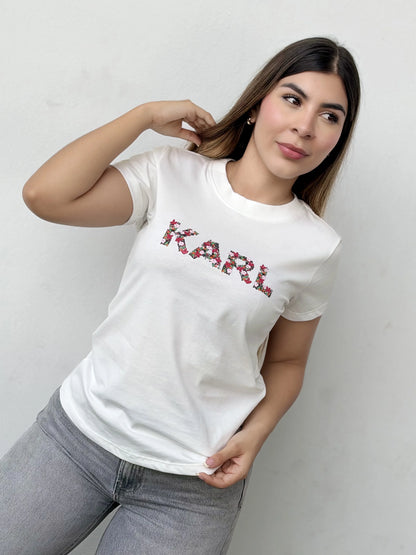 Camiseta dama referencia 17005, color Beige, talla M