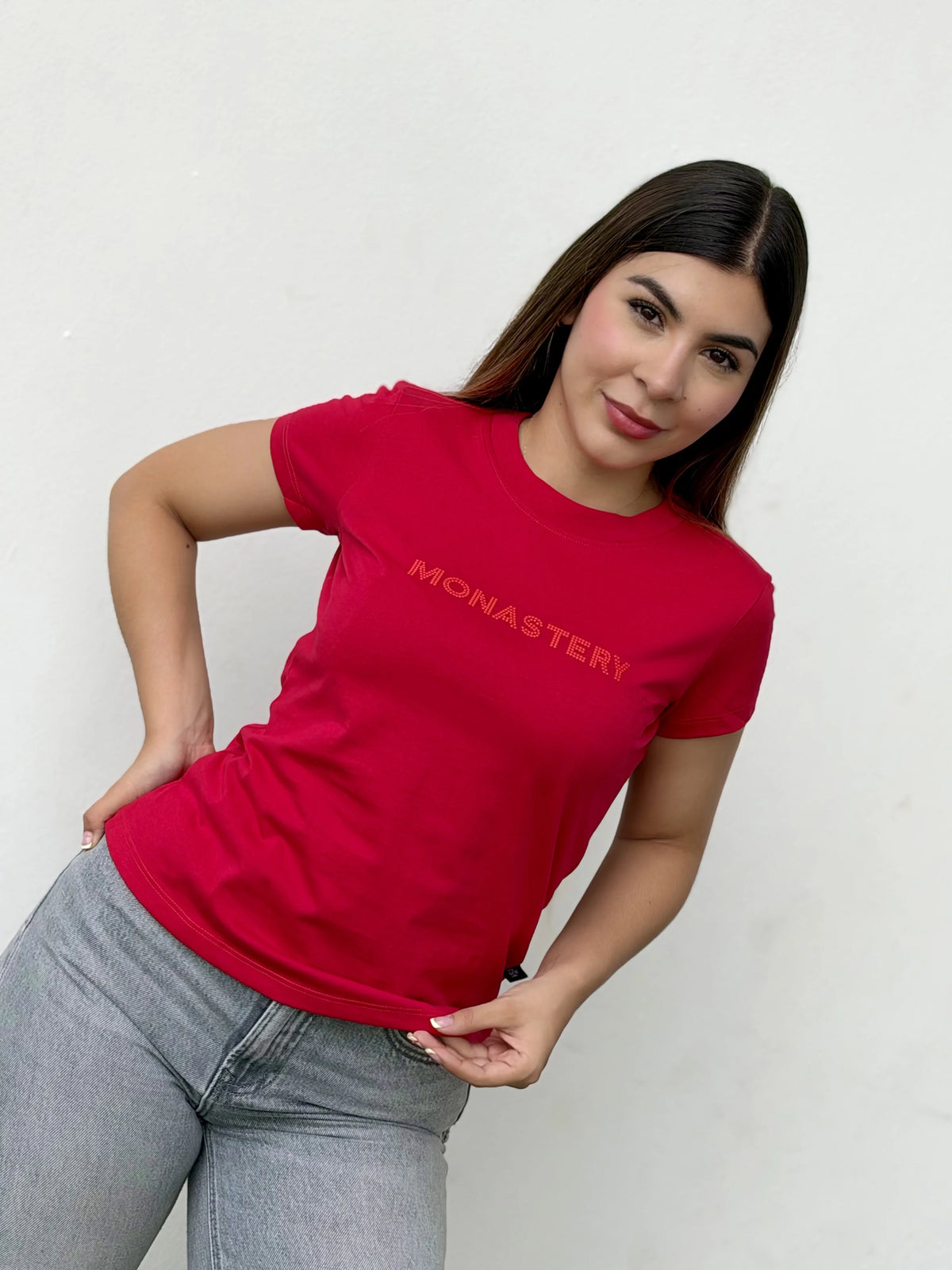 Camiseta dama referencia 17006, color Rojo, talla S