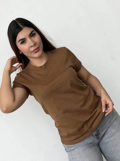 Camiseta dama referencia 17006, color Marron, talla M