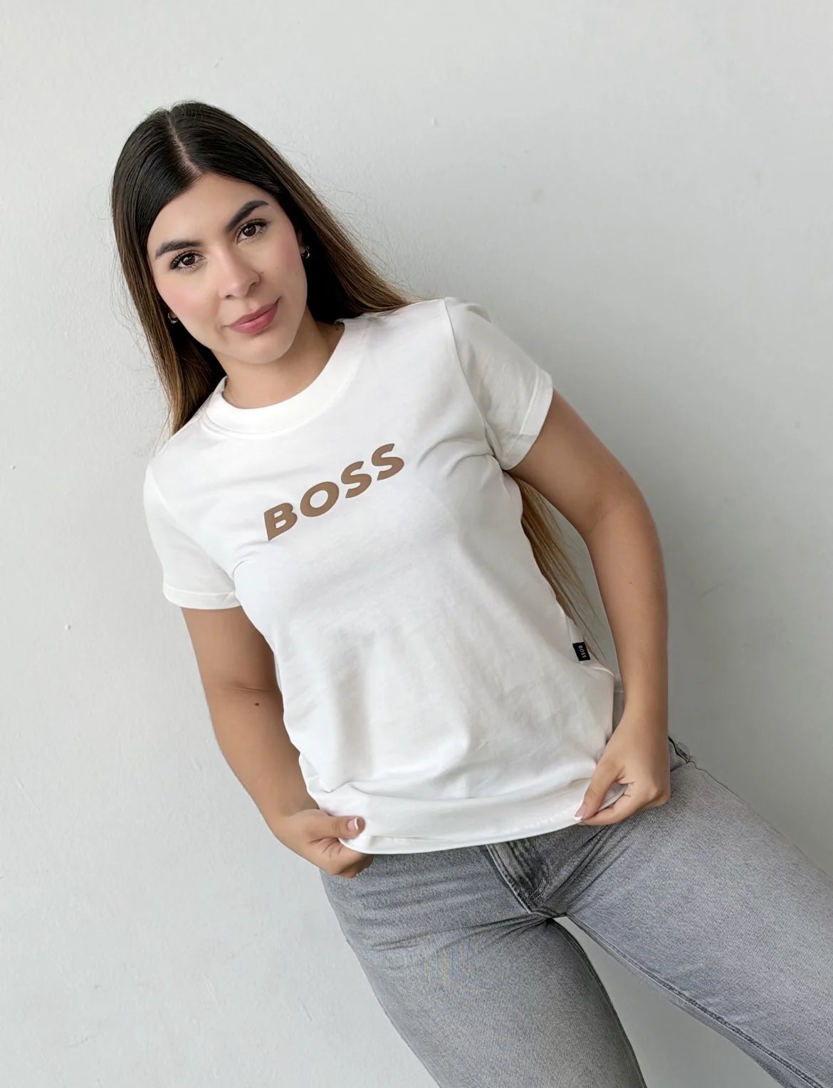 Camiseta dama referencia 17007, color Beige, talla M
