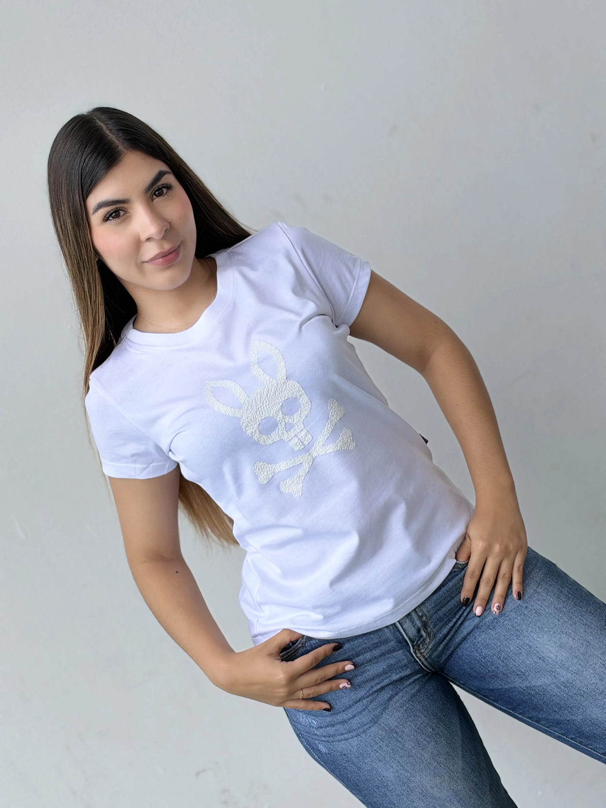 Camiseta dama referencia 17008, color Blanco, talla S