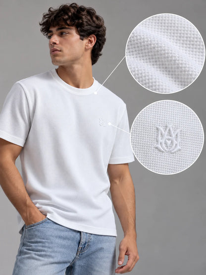 Camiseta textura referencia 20004, color Blanco, talla L
