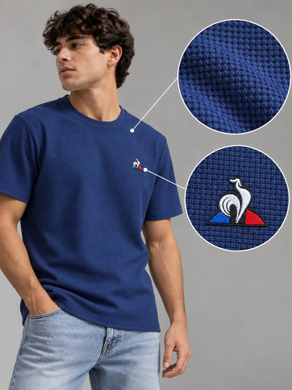 Camiseta textura referencia 20006, color Azul turqui, talla L