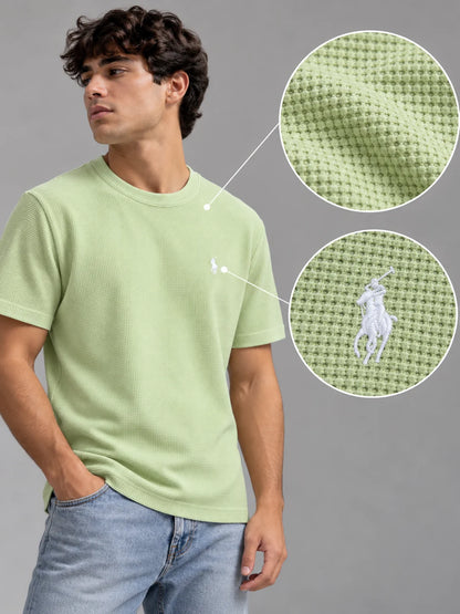 Camiseta textura referencia 20009, color Verde manzana, talla XL