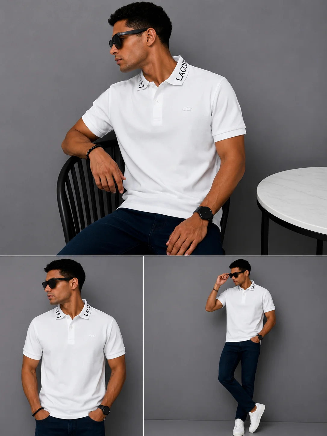 Polo referencia 30001, color Blanco, talla M