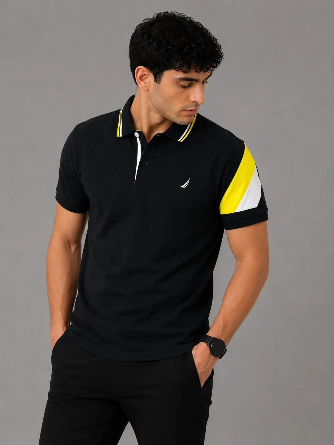 Polo referencia 30003, color Negro, talla S