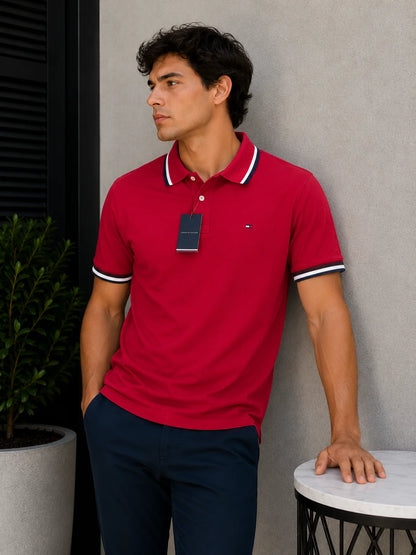 Polo referencia 30005, color Rojo, talla S