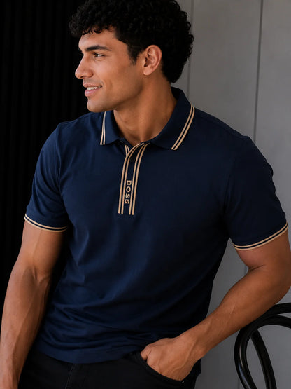 Polo referencia 30008, color Azul turqui, talla M