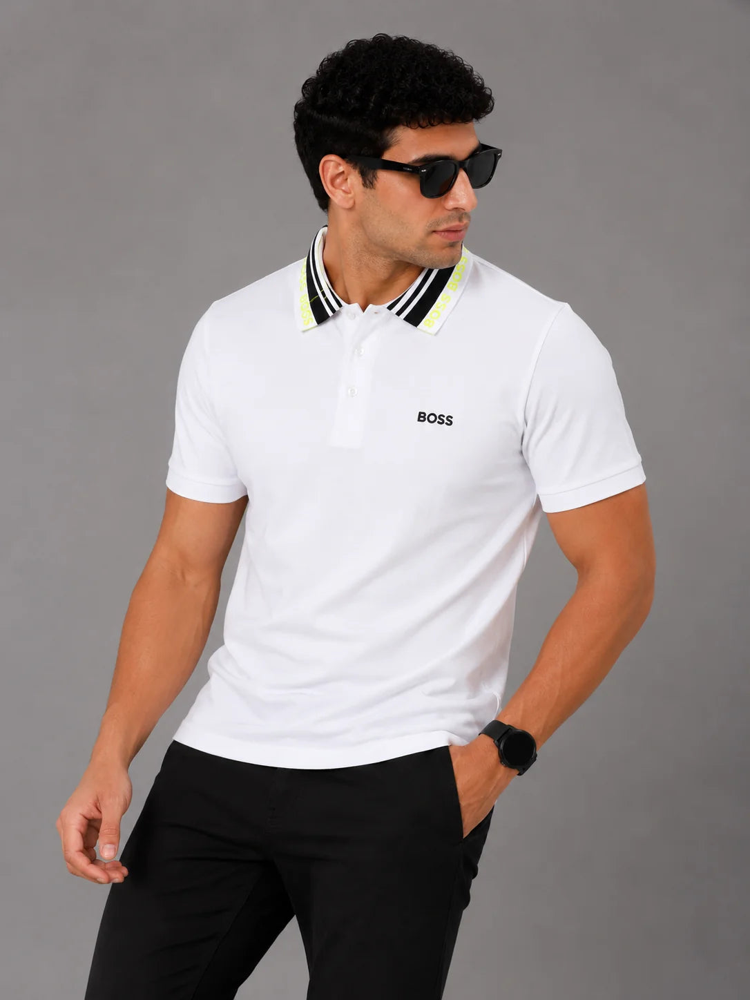 Polo referencia 30011, color Blanco, talla S