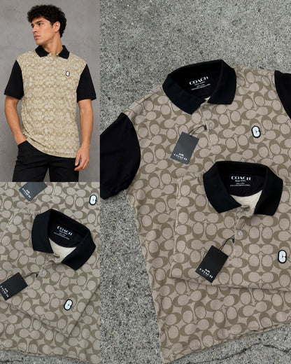 Polo referencia 30012, color Caqui, talla S