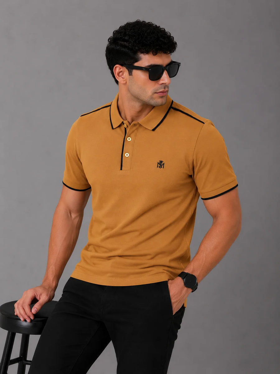 Polo referencia 30014, color Marron, talla S