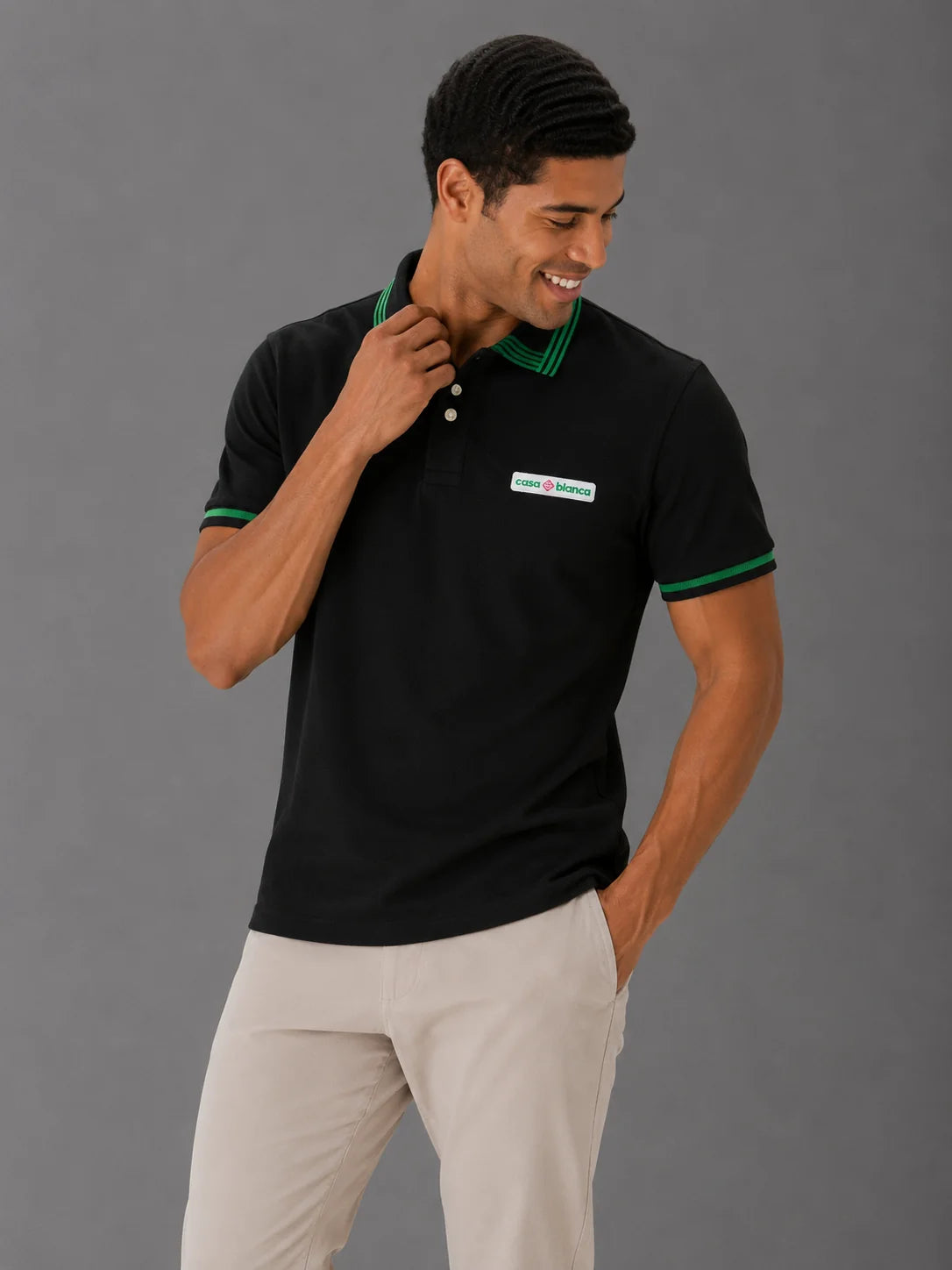 Polo referencia 30015, color Negro, talla M