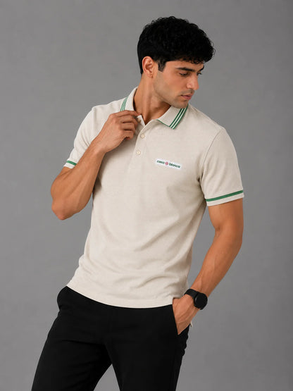 Polo referencia 30015, color Beige, talla XL
