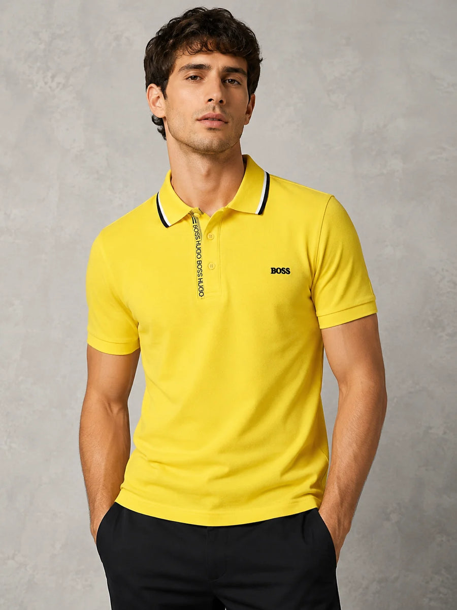 Polo referencia 30018, color Amarillo oscuro, talla S