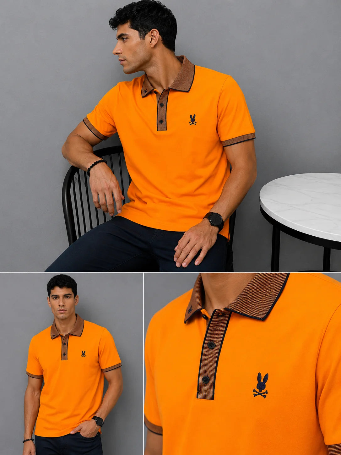 Polo referencia 30020, color Naranja, talla S