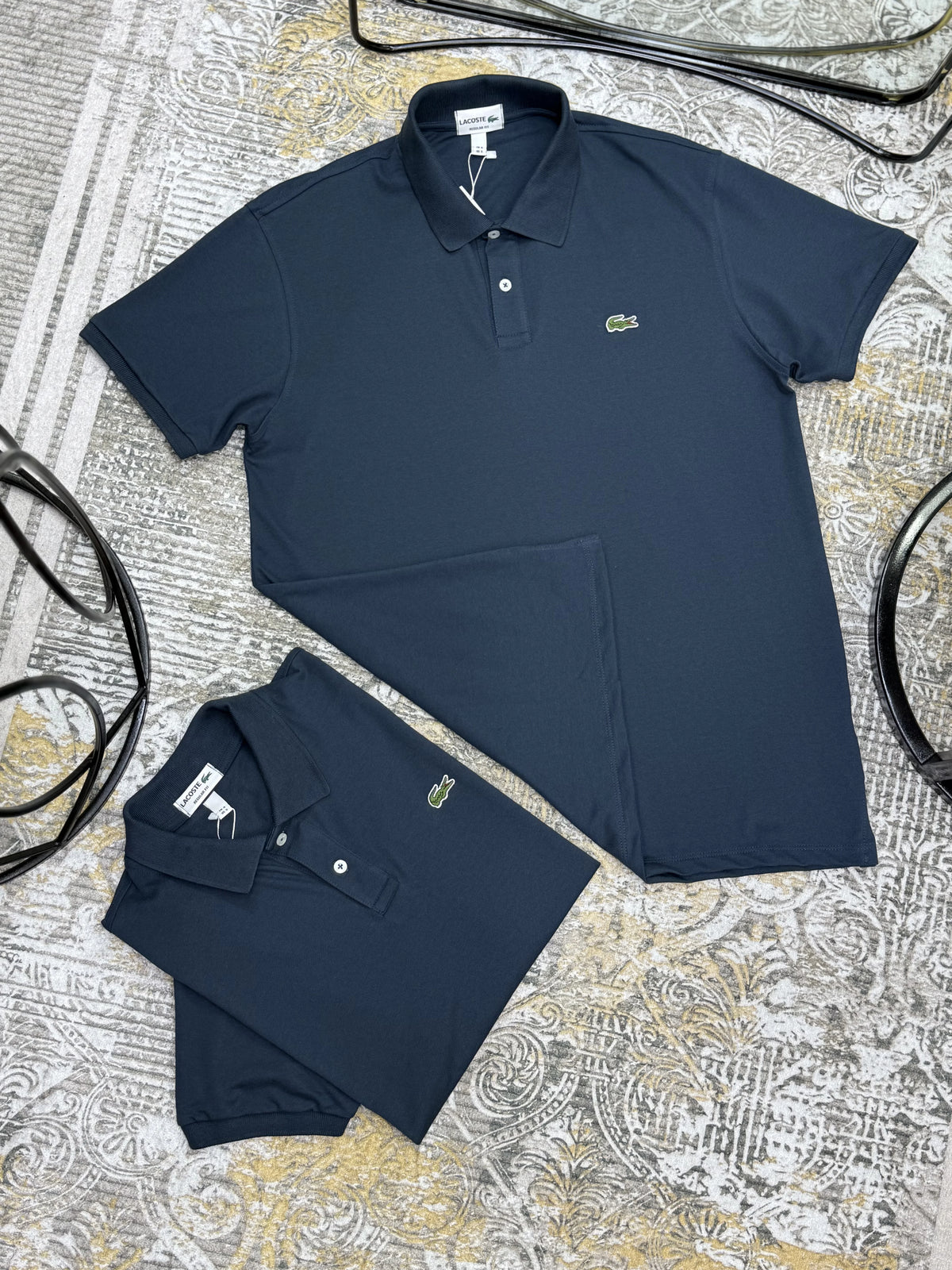 Polo referencia 30022, color Azul pizarra, talla S