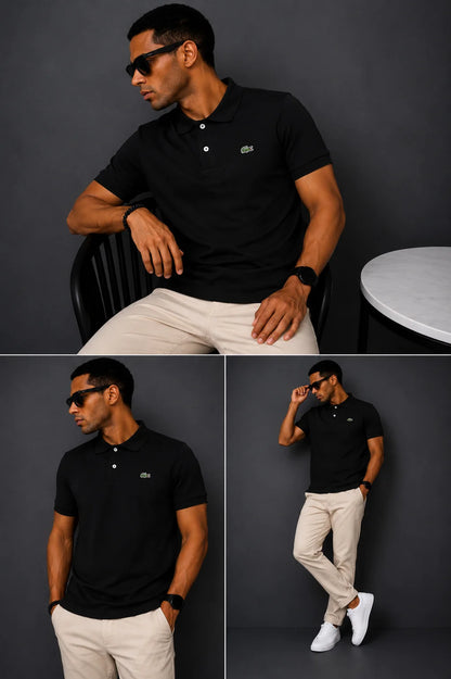 Polo referencia 30022, color Negro, talla XL