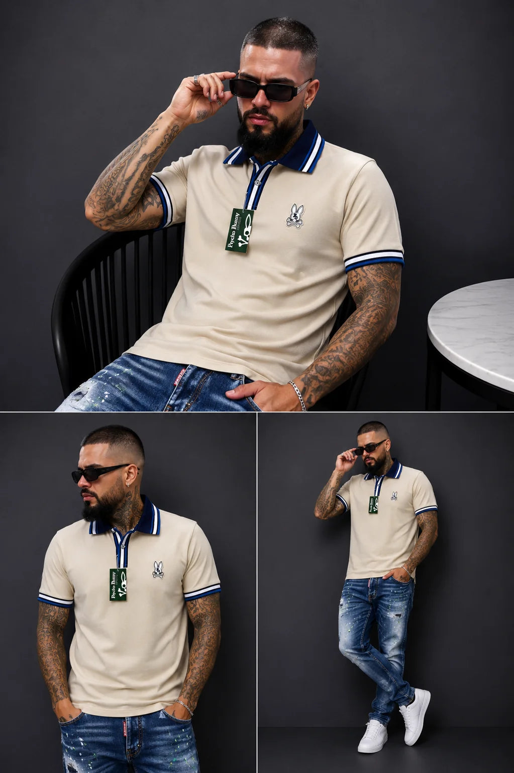 Polo referencia 30034, color Caqui, talla S