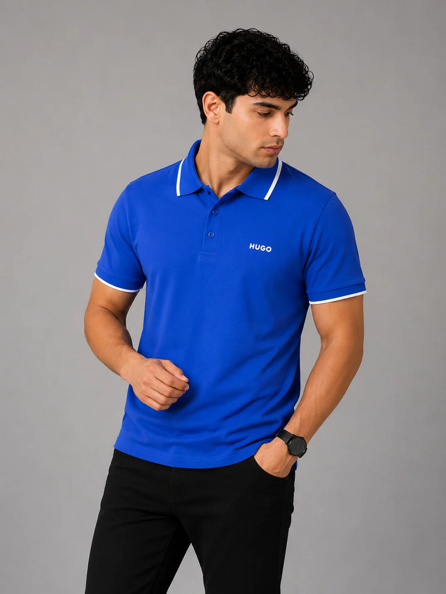 Polo referencia 30035, color Azul rey, talla S