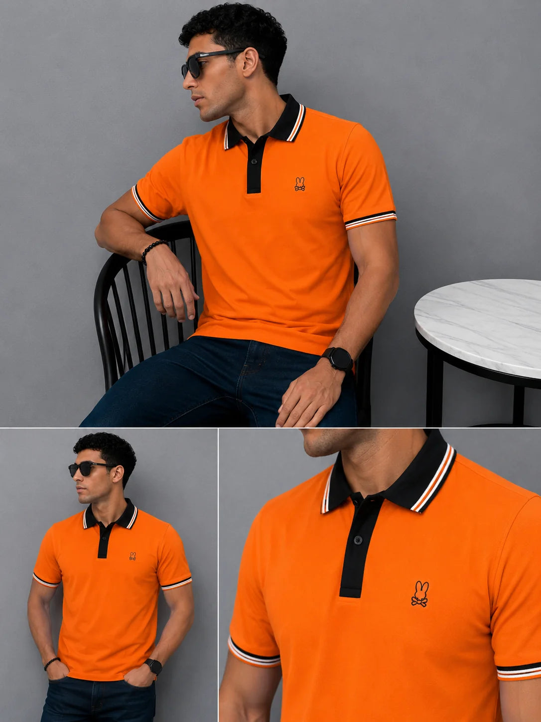 Polo referencia 30039, color Naranja, talla M