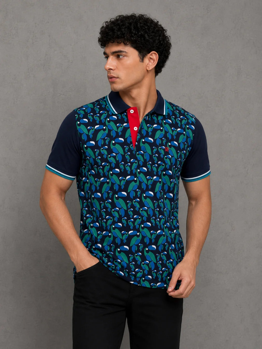 Polo referencia 30044, color Hortensia, talla S