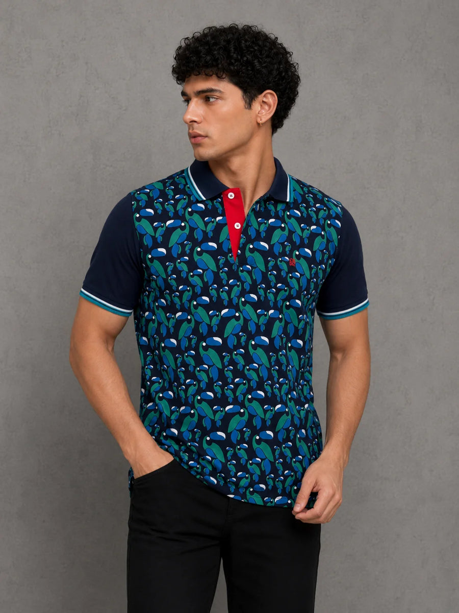 Polo referencia 30044, color Hortensia, talla S