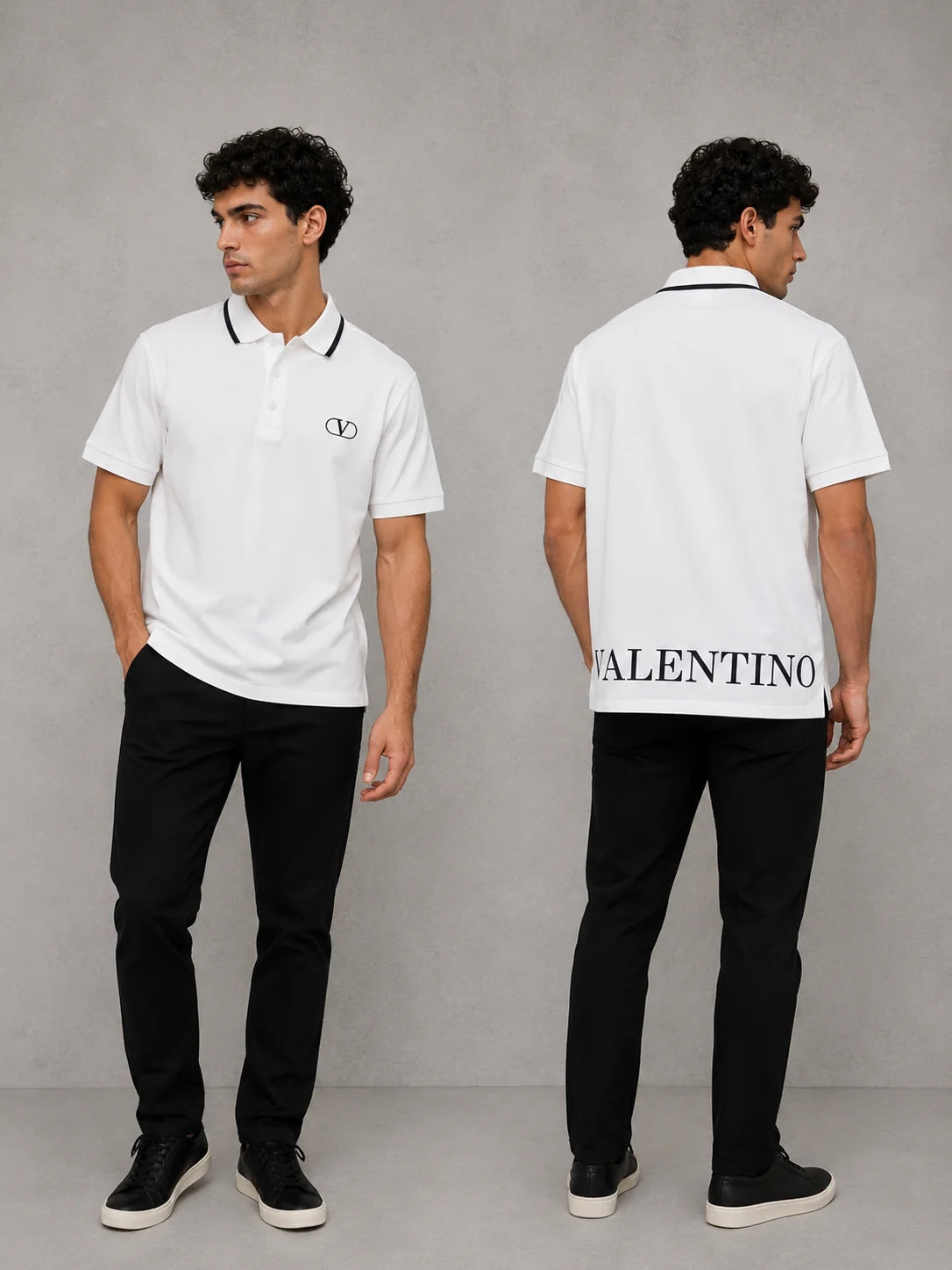 Polo referencia 30049, color Blanco, talla XL
