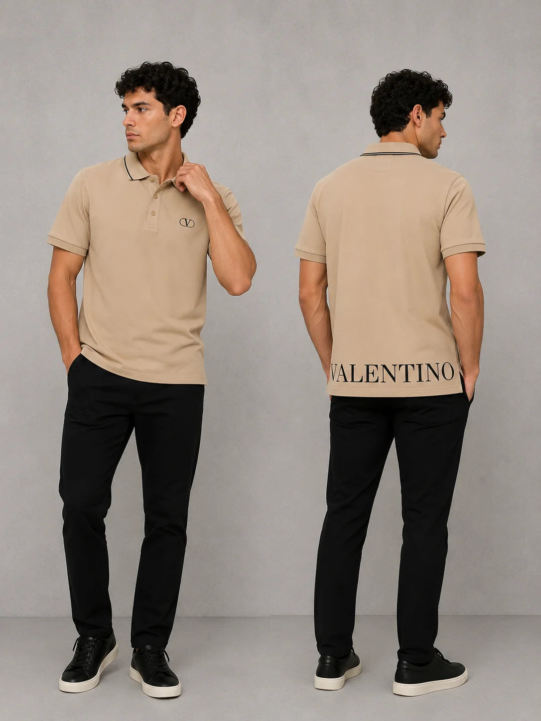 Polo referencia 30049, color Caqui, talla XXL