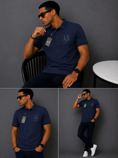 Polo referencia 30052, color Azul turqui, talla XL