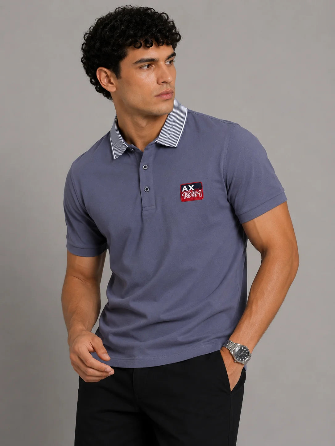 Polo referencia 30056, color Gris oscuro, talla XXXL