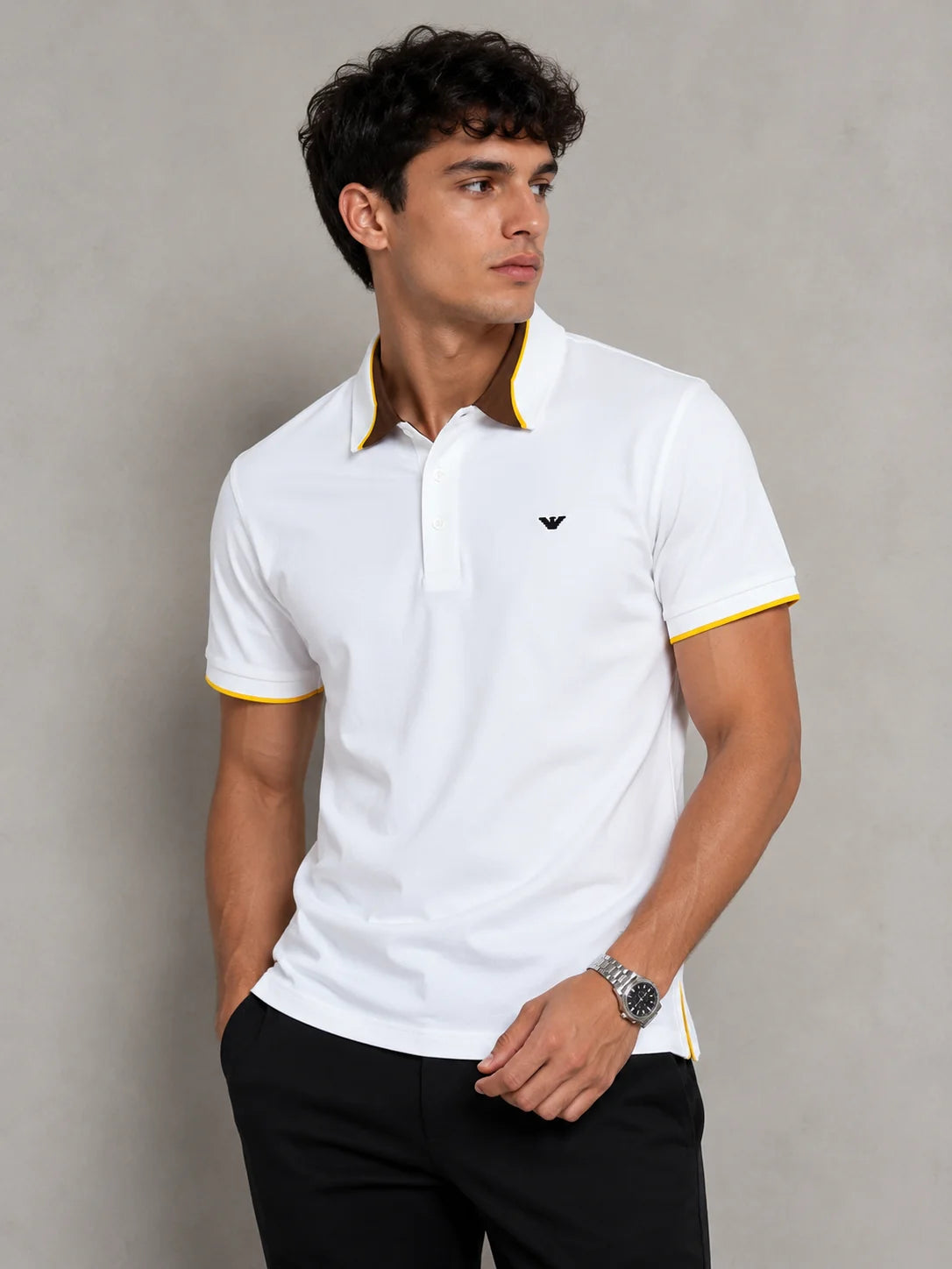 Polo referencia 30062, color Blanco, talla XXL