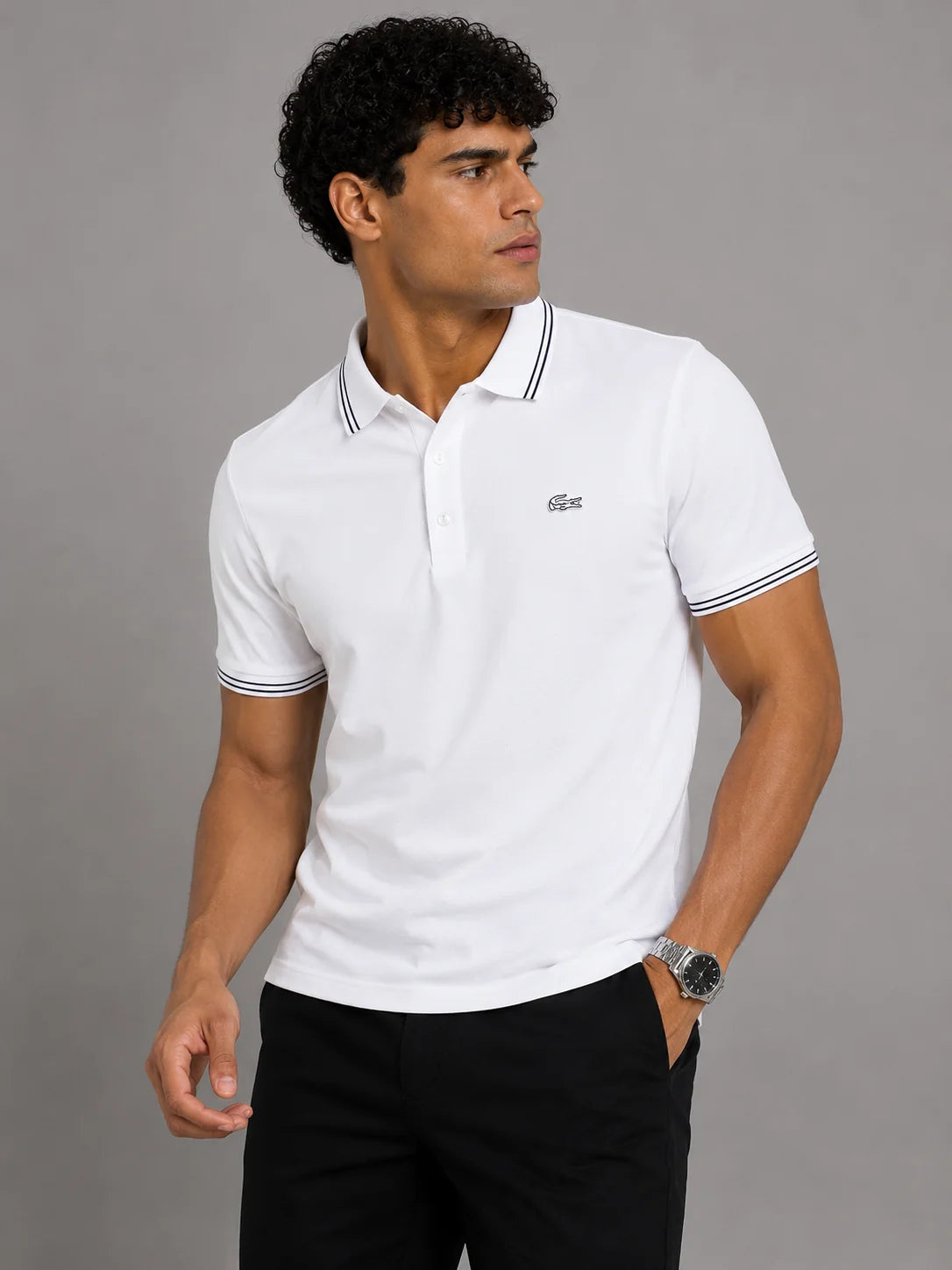 Polo referencia 30064, color Blanco, talla XXL