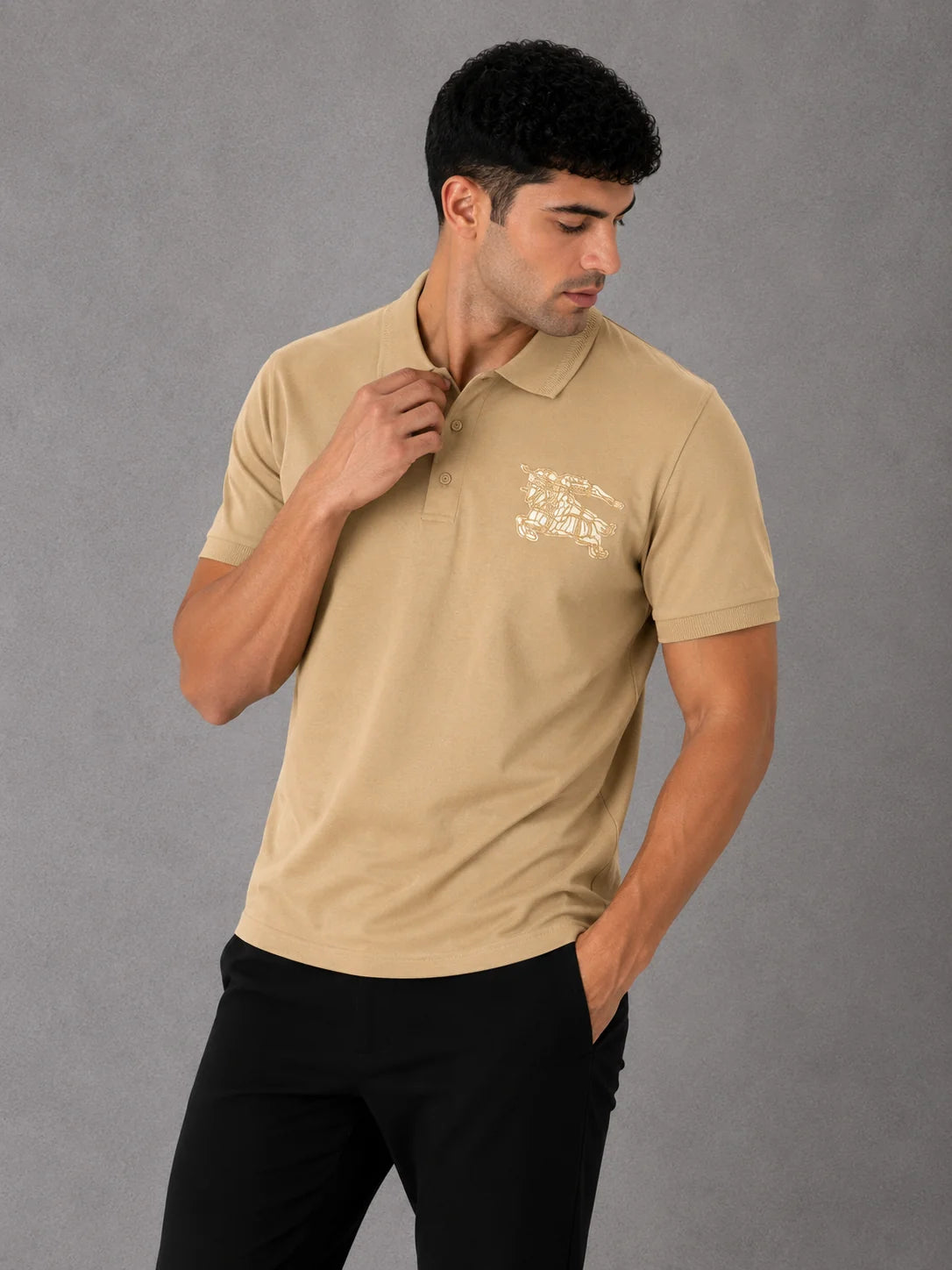 Polo referencia 30081, color Caqui, talla XL