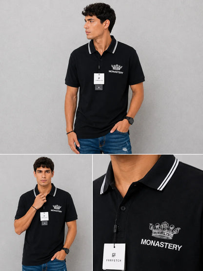 Polo referencia 30084, color Negro, talla XXL