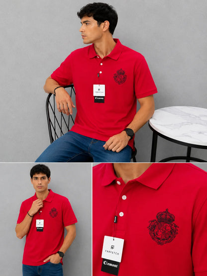 Polo referencia 30085, color Rojo, talla M