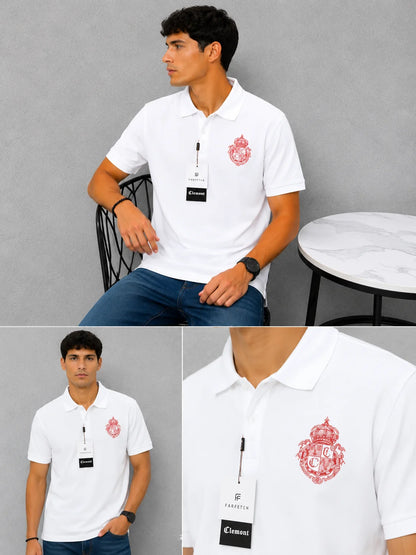 Polo referencia 30085, color Blanco, talla XL